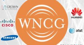 A group of logos with the word wncg.